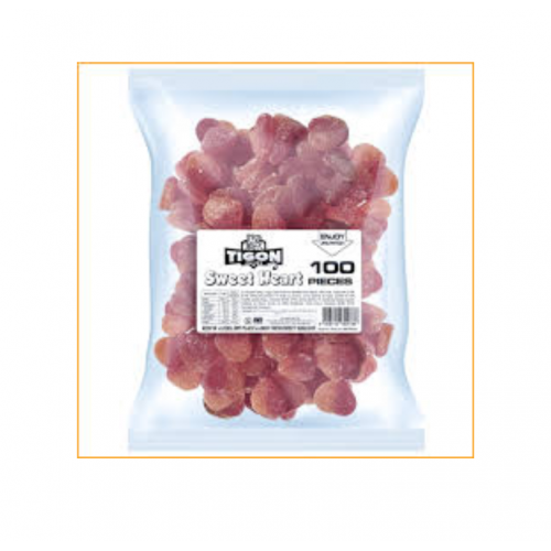 TIGON JELLIES SWEET HEART 100'S TIGON JELLIES SWEET HEART 100'S